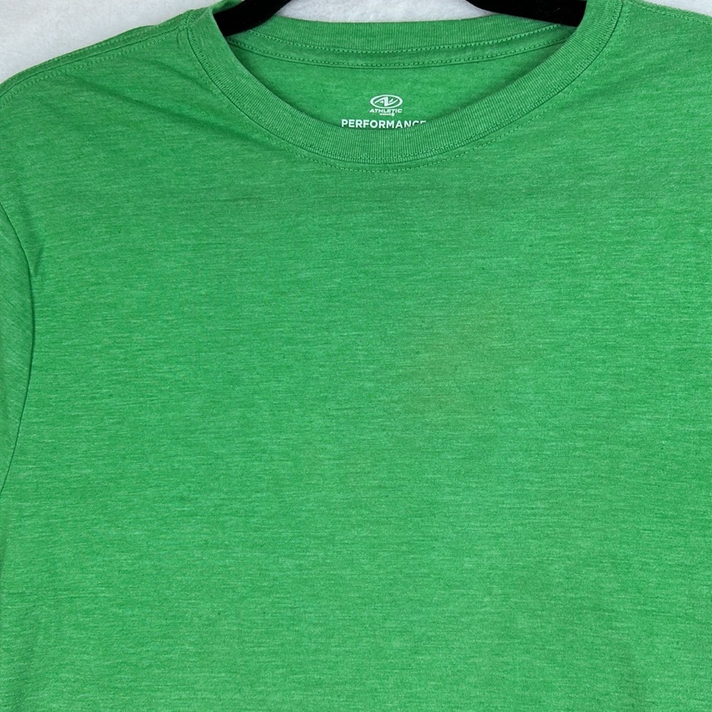 Athletic Works Men’s Short Sleeve T-shirt Green Size Medium 38-40 - Picture 3 of 7